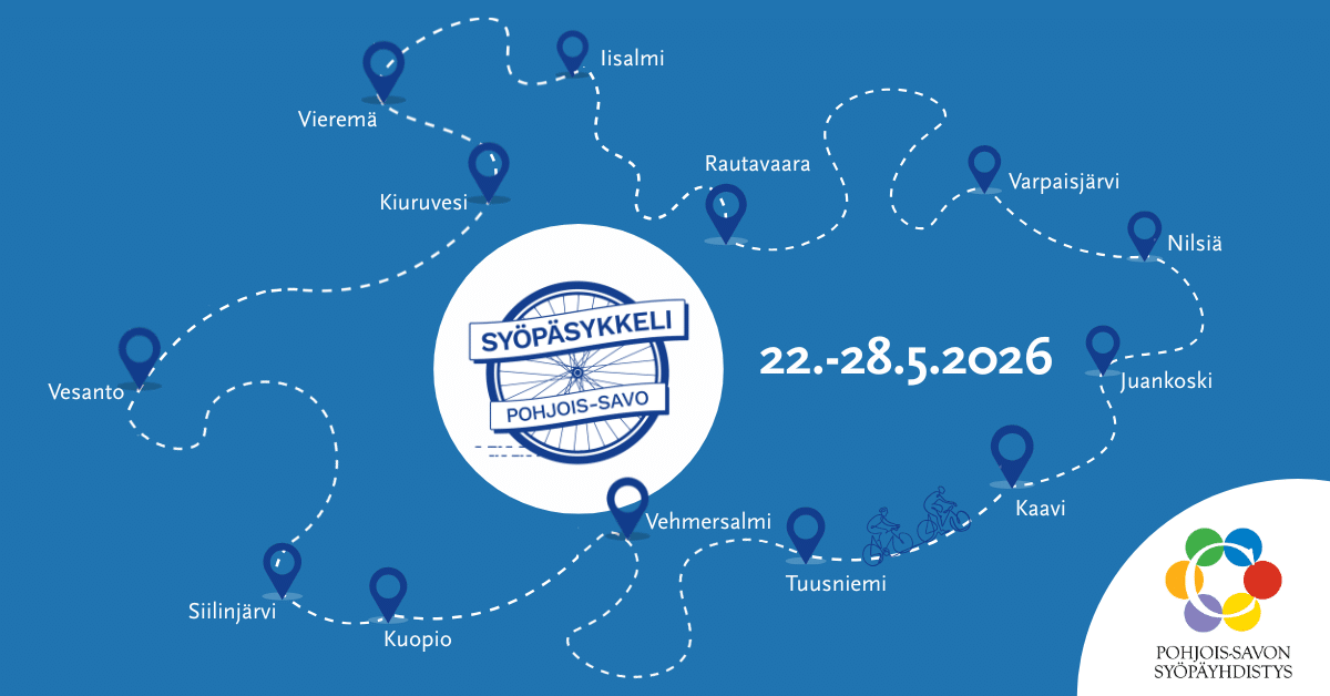 Syöpäsykkeli Pohjois-Savon reitti